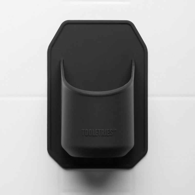 TOOLETRIES Shower Drink Holder - 100% Silicone Can Holder for Beer or Soda - Bathroom Accessory - Silicone-Grip Technology, No Adhesive Needed - in Partnership with 30 Watt - Charcoal - Image 2